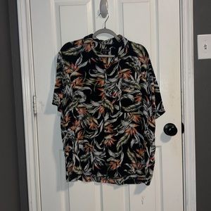George Floral Button Up Short Sleeve Xl